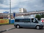 Бесплатный автобус Genser в пункт аренды автомобилей АрендаАвто-срд на ул.Добролюбова